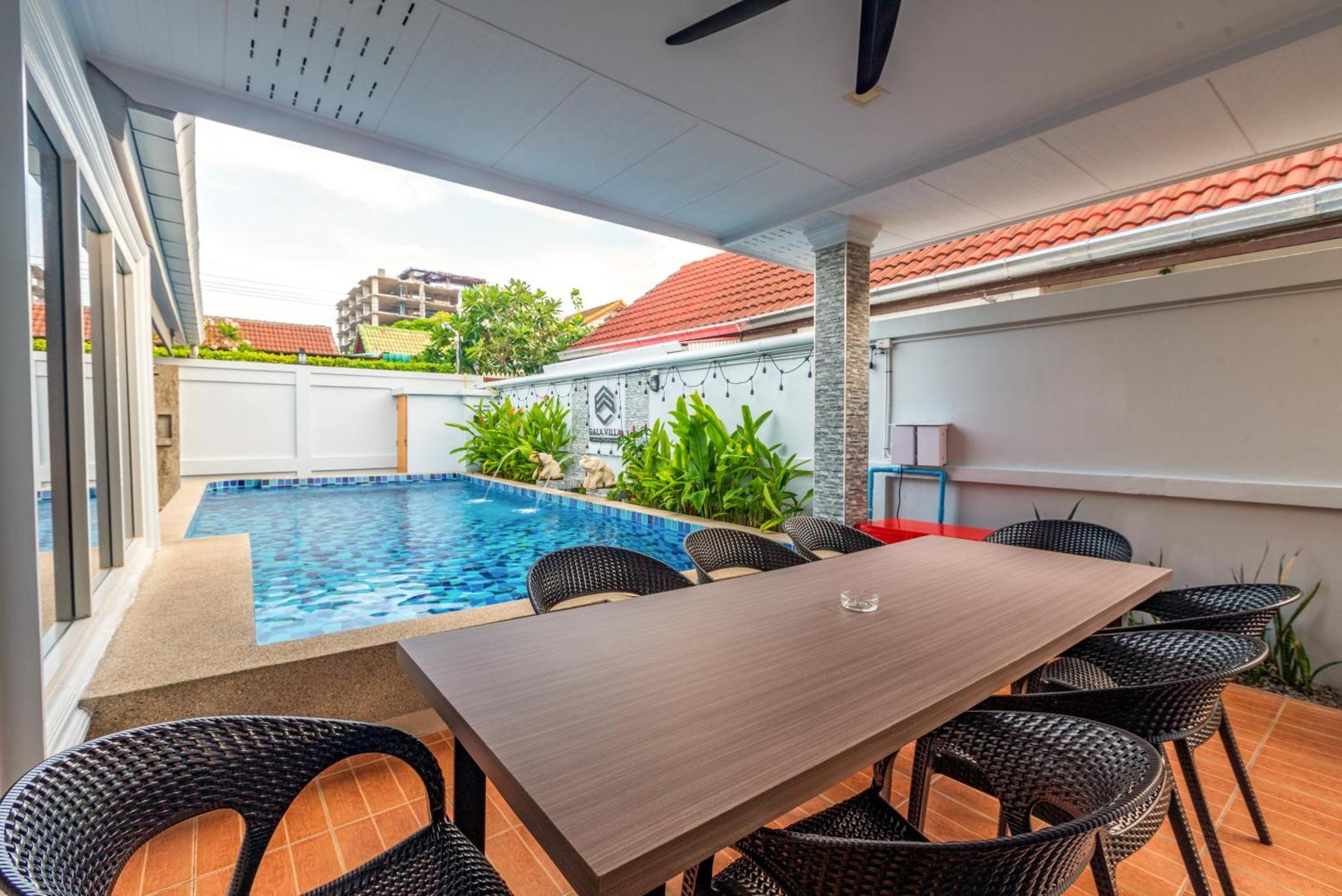 Pattaya Private Villa - Pool,Sauna,Snooker,Bbq エクステリア 写真