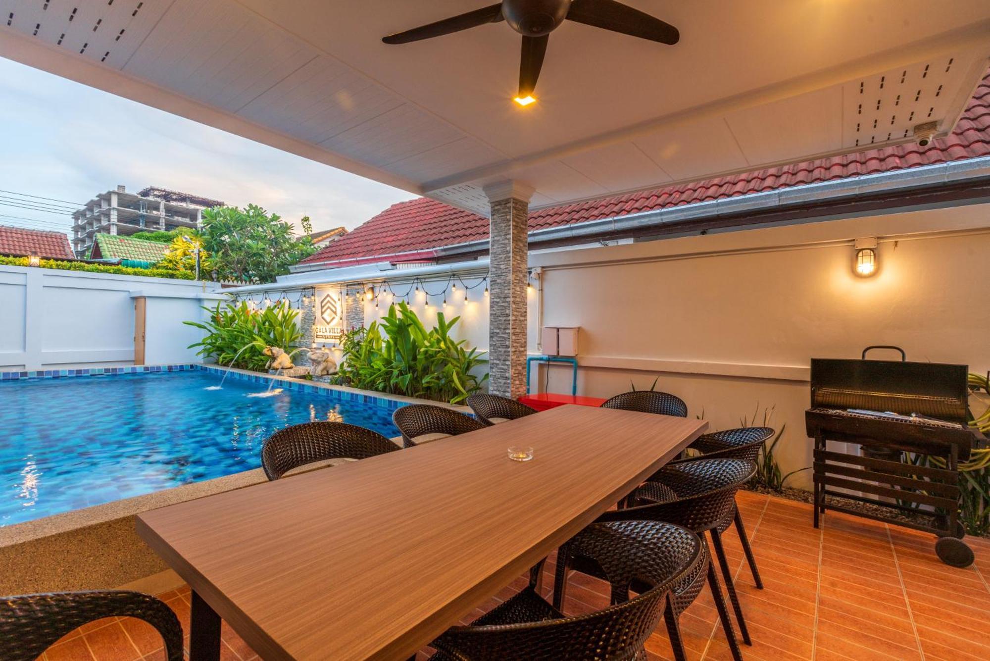 Pattaya Private Villa - Pool,Sauna,Snooker,Bbq エクステリア 写真