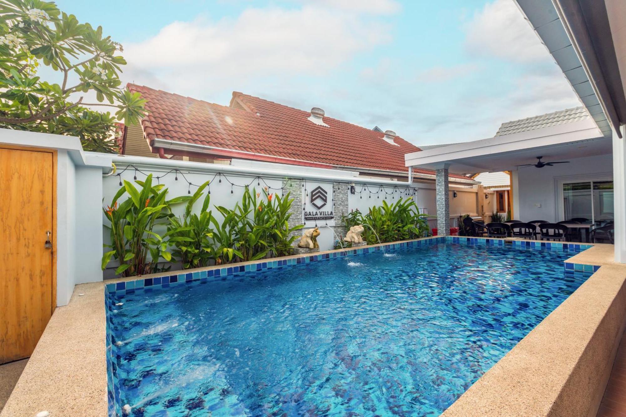 Pattaya Private Villa - Pool,Sauna,Snooker,Bbq エクステリア 写真