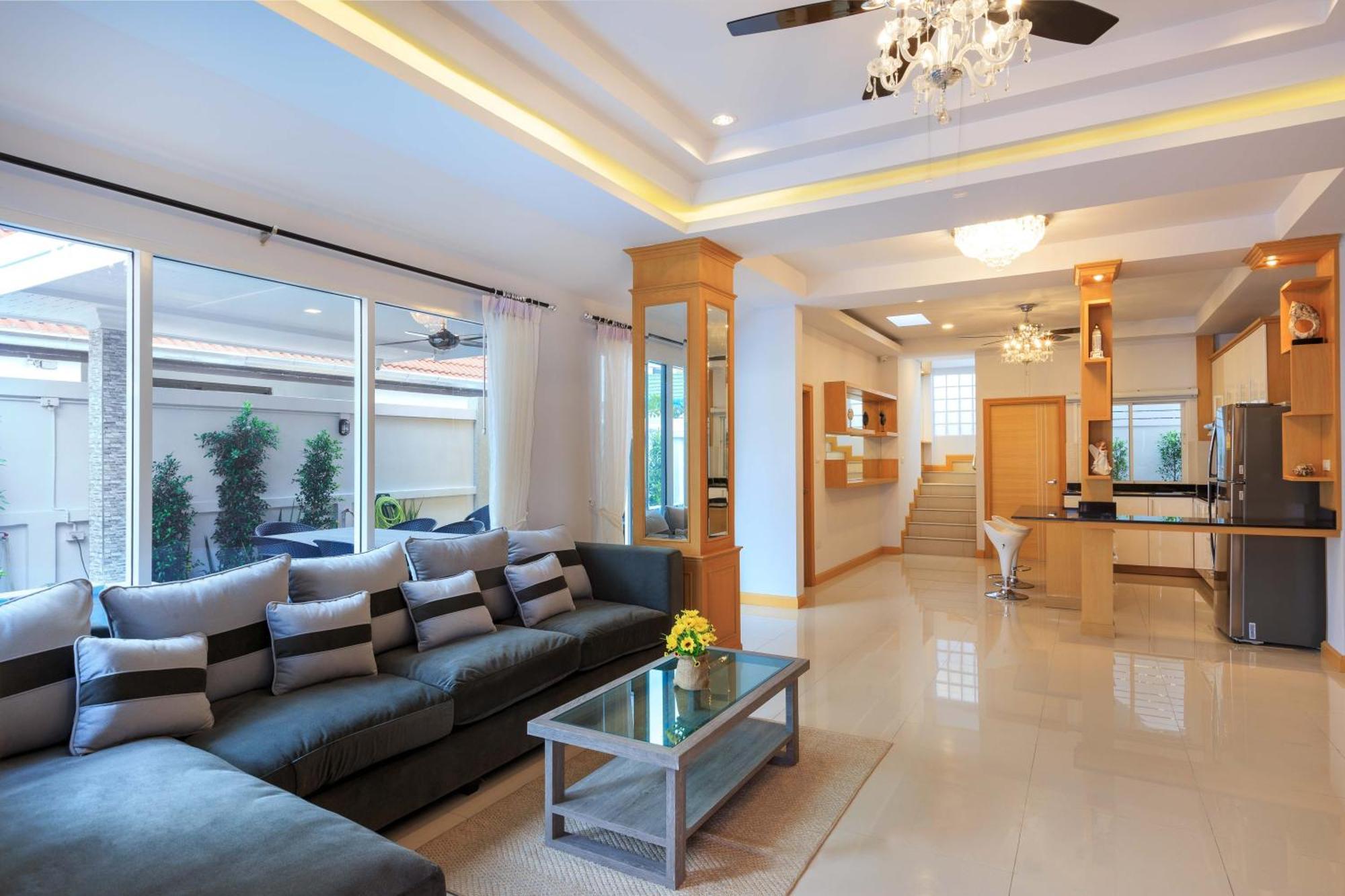 Pattaya Private Villa - Pool,Sauna,Snooker,Bbq エクステリア 写真