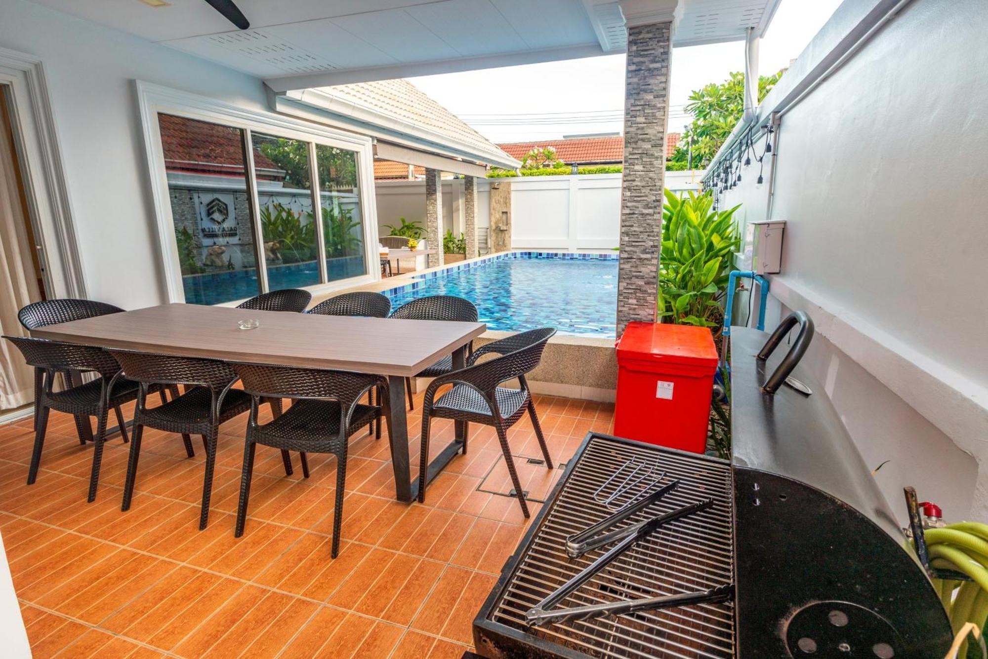 Pattaya Private Villa - Pool,Sauna,Snooker,Bbq エクステリア 写真