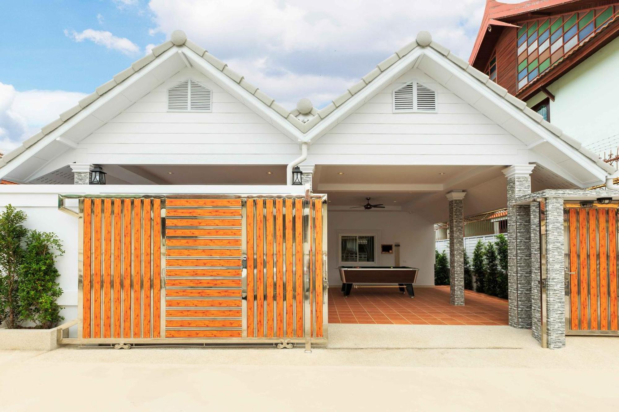 Pattaya Private Villa - Pool,Sauna,Snooker,Bbq エクステリア 写真