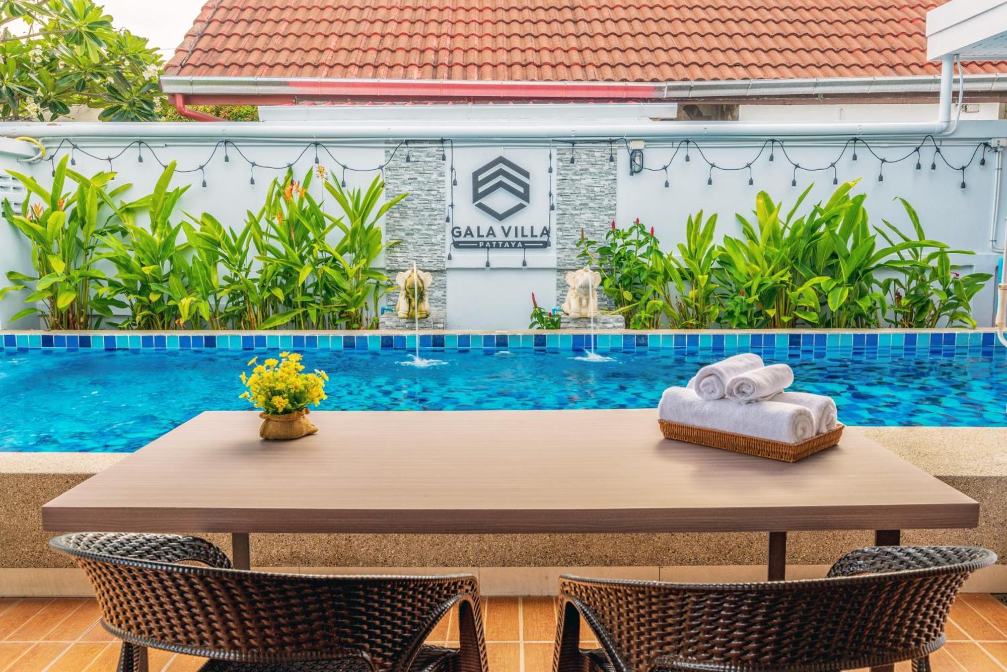 Pattaya Private Villa - Pool,Sauna,Snooker,Bbq エクステリア 写真