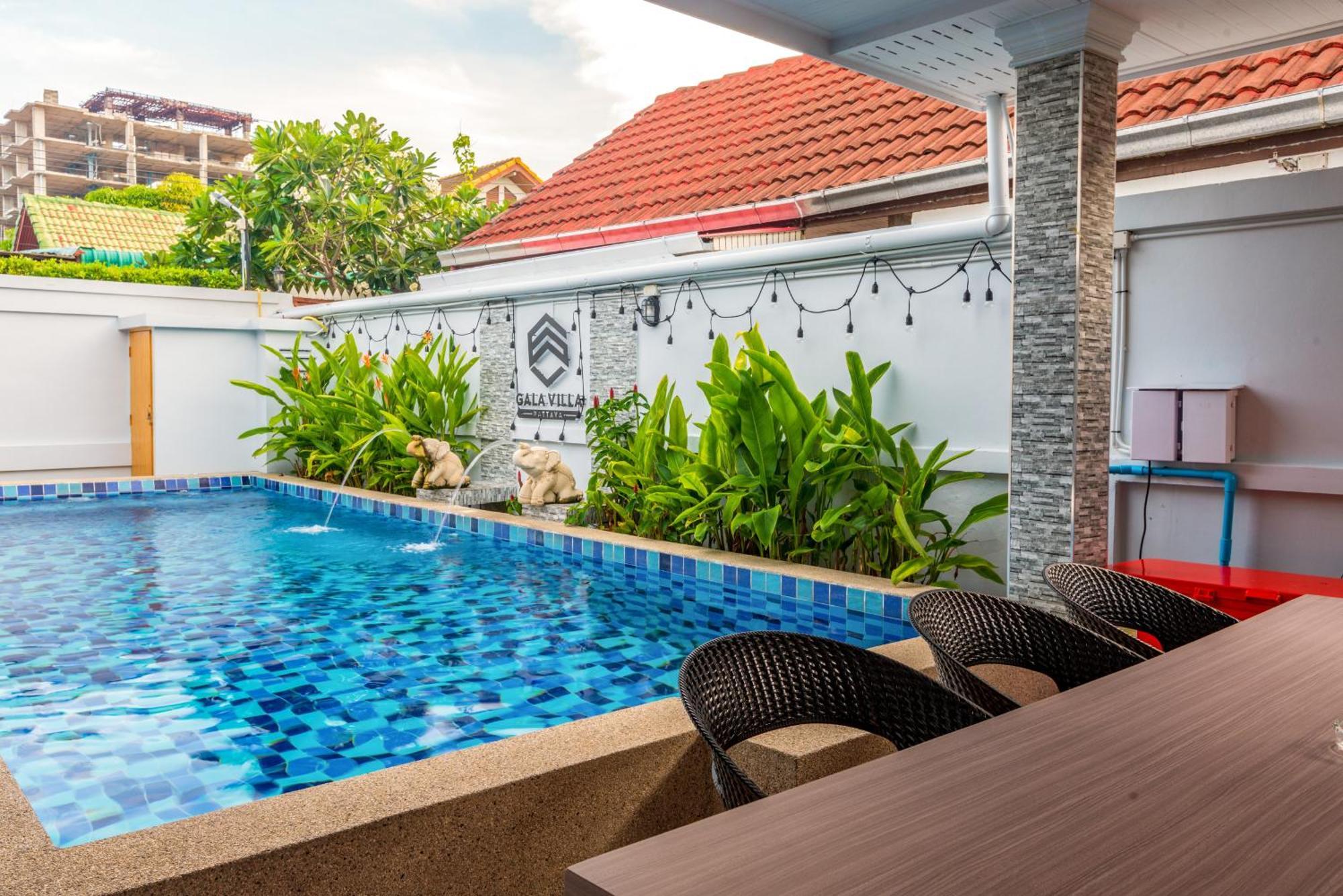Pattaya Private Villa - Pool,Sauna,Snooker,Bbq エクステリア 写真